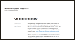 Desktop Screenshot of peterfelfer.org