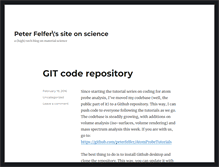 Tablet Screenshot of peterfelfer.org